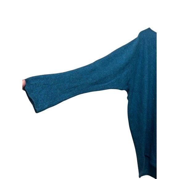SOLD Charter Club 100% Cashmere Sweater Tunic Top Women 2X Blue Long Sleeve Boat - Picture 9 of 10